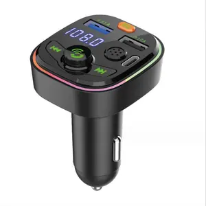 Hot bán Type-C kép USB Flash Drive sạc thẻ TF rảnh tay Bluetooth MP3 máy nghe nhạc xe modulator đài phát thanh không dây FM Transmitter