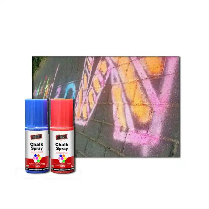 Aeropak 100ml Removable Good Quality Chalk Spray Paint - China