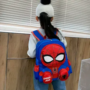 Kawaii enfants adultes étudiant filles enfants cartables cartables livre mignon dessin animé spiderman kitty sacs d'école sac à dos
