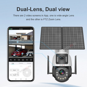 Ls tầm nhìn 20 Wát ngoài trời năng lượng mặt trời ống kính kép 50x Zoom CCTV aov máy ảnh Pin máy ảnh không thấm nước PTZ 24/7 mạng Máy ảnh - Product Image 5