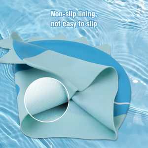 <span class=keywords><strong>Bonnet</strong></span> de bain extérieur en silicone pour enfants, accessoires de bain pour adultes, imperméable, unisexe - Product Image 4