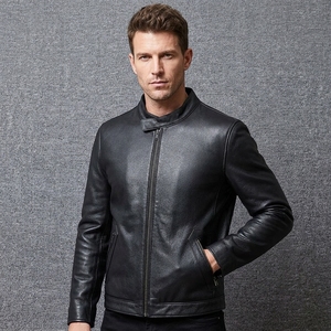 <span class=keywords><strong>Giacca</strong></span> da Moto in Vera Pelle per Uomo, 100% Pelle Bovina Autentica - Product Image 5