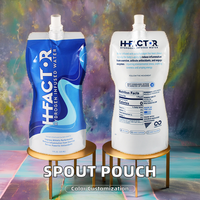 Pochettes souples verticales en plastique et aluminium avec bec verseur pour emballage alimentaire – 100ml, 150ml, 200ml, 250ml, 300ml, 400ml, 500ml