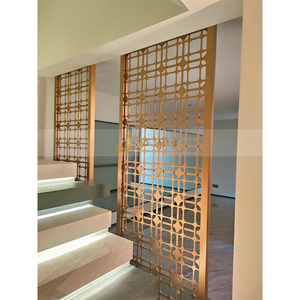 ANN3481 High-Quality Custom Stainless Steel <b>Screens</b> Laser Cut 304 Metal Divider for Interior Design Engineering <b>Project</b> - Product Image 1