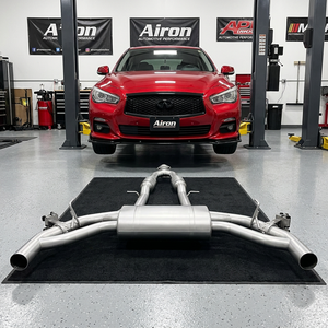 <span class=keywords><strong>Airon</strong></span> Perfect Fits - Sistema de Escape Catback Valvetronic de Acero Inoxidable para Infiniti Q50 Q50L 2.0T 3.0T 3.7L, Pulido a Espejo de 1.5mm, Directo - Product Image 1