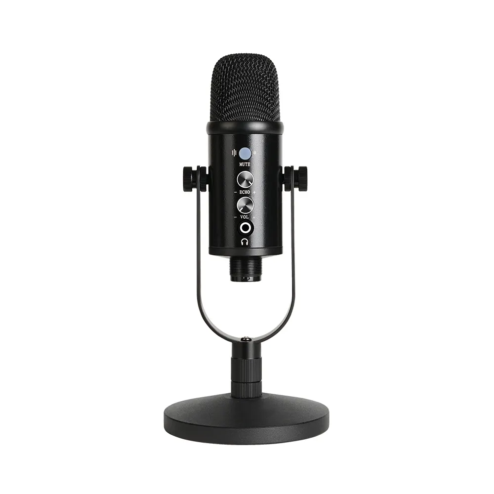 Mirrayarmit — Microphone d'ordinateur avec moniteur casque USB, pour Studio d'enregistrement de musique et Streaming en direct, YR13, nouveau produit