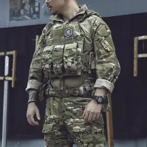 Gilet Tactique Emersongear en Nylon Cordura 500D, Gilet Pare-Balles pour Hommes, Équipement de Combat et d'Entraînement en Extérieur - Product Image 6