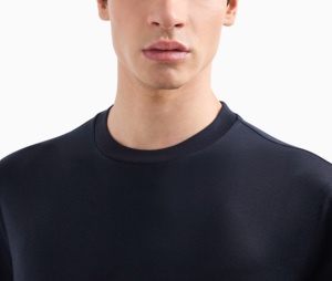 Vente en gros <span class=keywords><strong>de</strong></span> t-shirts à manches courtes en jersey lyocell essentiel pour hommes - Product Image 4