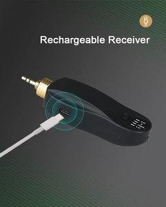 BT <b>Microphone</b> Cordless UHF Handheld Mic With Rechargeable Receiver With 3.5mm Connector AUX for Amplifier Speaker - Product Image 4