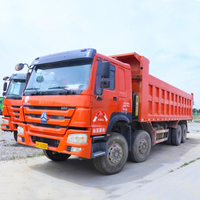 Service OEM Camion benne d'occasion Sinotruk Howo 6x4 8x4 371hp 375hp 380hp 10 roues pour l'exploitation minière en vente