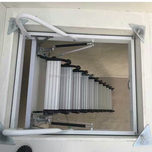 <span class=keywords><strong>Escalier</strong></span> de <span class=keywords><strong>plafond</strong></span> léger en alliage Ti-Mg Échelle pliable de conception moderne avec main courante Facile à utiliser et à installer - Product Image 4