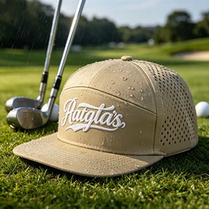 Gorra de Béisbol de Alta Calidad, 6 Paneles, 100% Algodón, Visera Plana, Cierre Trasero con Broche, Transpirable, Impermeable, Personalizable, Unisex, a la Moda - Product Image 3