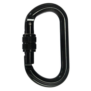 O Type Screw <b>Lock</b> Carabiner 7075 Aluminum Alloy <b>Threaded</b> Gate For Climbing Rock Climbing Mountaineering - Product Image 4