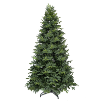 6ft 7ft 8ft 9ft Weihnachts baum Weihnachts dekoration Prelit PE PVC Gemischter Weihnachts baum mit LED-Licht