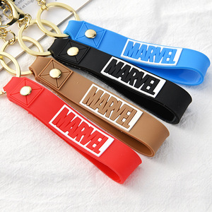 พวงกุญแจ PVC อะนิเมะซิลิโคนของขวัญซูเปอร์ฮีโร่การ์ตูนพันธมิตรมาร์เวล - Product Image 4
