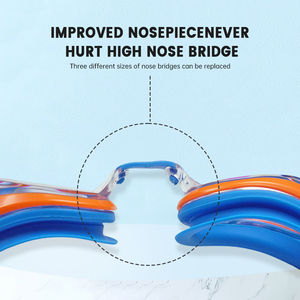 <span class=keywords><strong>Gafas</strong></span> de Natación Antivaho, <span class=keywords><strong>Gafas</strong></span> de Natación Profesionales para Deportes Acuáticos, <span class=keywords><strong>Gafas</strong></span> de Competición con <span class=keywords><strong>Cubierta</strong></span> Nasal para Adultos - Product Image 6