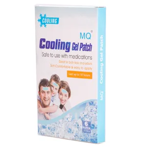 Health Care fever cooling patch gel for fast lower the temperature cool pad fever paste cooling patch 6pcs/box