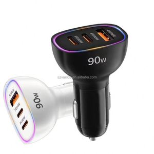 New Arrival High Speed Magnetic Car Charger Dual PD & QC3.0 3-Port Fast Charging Adapter for Laptop & Mobile Phone - Product Image 2