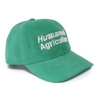 En gros Personnalisé Marque Privée Logo Coton Velours Côtelé Chapeau Casquette Non Structuré Haute Qualité Unisexe Papa Chapeau Casquette de Baseball pour l'Hiver