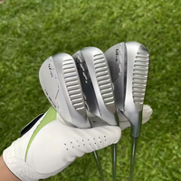 Ensemble de wedges de golf forgés de 48 à 72 degrés avec shaft en acier rigide de 120g, face entièrement usinée CNC, wedge de sable pour homme