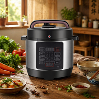 Cuisinière multifonction de luxe 5L, autocuiseur numérique, autocuiseurs électriques multifonctions, cuiseur à soupe pour la cuisson