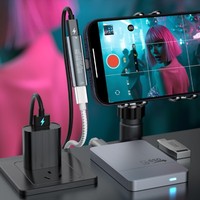 Adaptateur double USB-C pour écouteurs et chargeur, charge rapide PD 60W, transfert de données 10 Gbps pour iPhone 15, Pixel 8, Samsung S24