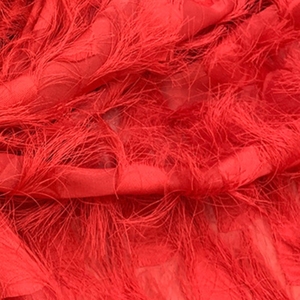 Dệt May 100% Polyester Dệt 3D Dài Lông Hạt Mưa Mô Hình Dresses Sợi Cắt Hoa Voan Vải Cho Ăn Mặc - Product Image 5