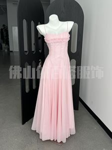 Nuovo Stile Sexy Abito con Spalle Scoperte in Pizzo e Chiffon, Vestito <span class=keywords><strong>da</strong></span> Cerimonia a Linea A, Elegante e Snellente Abito <span class=keywords><strong>da</strong></span> Damigella - Product Image 6