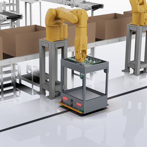 Cắt-cạnh tự động điện AGV 50kg tải trọng Điều khiển từ xa thông minh giao thông vận tải Robot sắp xếp hợp lý Quản Lý Kho - Product Image 5