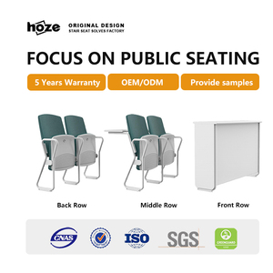 Hoze HS-3209 thiết kế hiện đại trường lớp học đồ nội thất bền kim loại phòng đọc sách bảng ghế thoải mái một bảng một ghế - Product Image 2