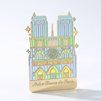 Marque-pages floraux modernes personnalisés en alliage de zinc translucide émaillé, accessoires de lecture en gros, cadeaux