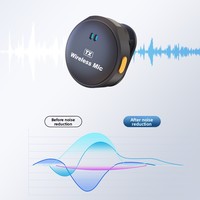Grenzüberschreitendes neues Q8 Wireless Lightning Ansteckmikrofon im Button-Design für Outdoor-Livestreaming und Handy-Fotografie