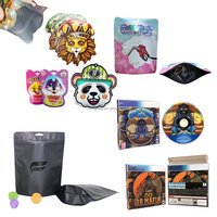Sacs en Mylar découpés sur mesure imprimés, en plastique, de 3,5/7/14/28g (1oz/poinds/lb), avec boîtes de présentation, étuis pour CD/DVD et pochettes Ziplock