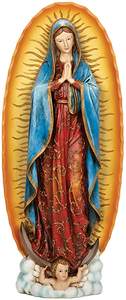 Resina personalizada <span class=keywords><strong>Nuestra</strong></span> <span class=keywords><strong>Señora</strong></span> <span class=keywords><strong>de</strong></span> <span class=keywords><strong>Guadalupe</strong></span> Estatua María Estatuilla <span class=keywords><strong>Iglesia</strong></span> Escultura - Product Image 3