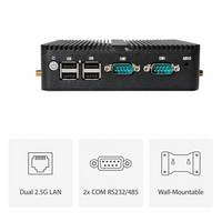 Router Sin Ventilador YCT-074, Intel J4125, 4 Puertos LAN de 2.5GbE, Firewall, Dispositivo VPN, PfSense, Computadora Industrial Integrada, PC Industrial