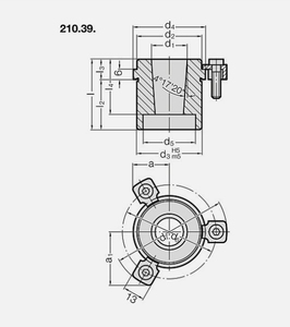 AFNOR Jinjie Piliers de guidage coniques en acier pour composants de matrices de précision, produits ménagers, OEM/ODM personnalisés - Product Image 2