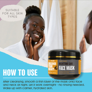 Masque de nuit à l'orange douce pour tous types de peaux, réparateur nourrissant de haute qualité, renforce la barrière cutanée, retient l'humidité, convient aux peaux sensibles - Product Image 5
