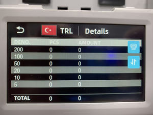 P300 touch screen value <span class=keywords><strong>sorter</strong></span> long passage money counter mix valore e multi-valute mix bill counter speed 1500 - Product Image 5