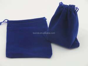 Sacs à trésors en tissu velours promotionnels à prix réduit - Product Image 6