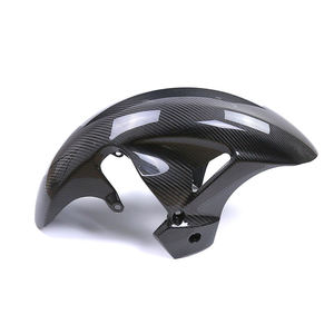 Guardabarros Delantero Ligero de Fibra de Carbono Seca 3K con Acabado Brillante de Carbono para Motocicleta GSX1300R Hayabusa - Product Image 3
