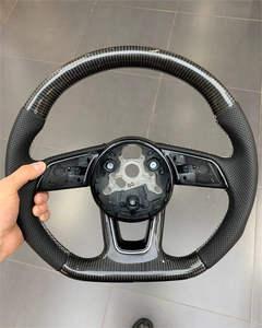 Volant de voiture en Alcantara violet, modèle sport en fibre de carbone pour <span class=keywords><strong>Audi</strong></span> <span class=keywords><strong>Q</strong></span> C8 A1 A3 A4 A5 A6 A7 A8 B6 B7 B8 B9 C6 C7 TT R8 - Product Image 6