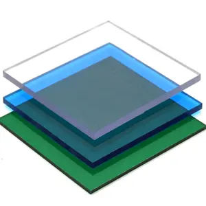 Ustom-tableros sólidos de policarbonato, tamaño verde, 1cm