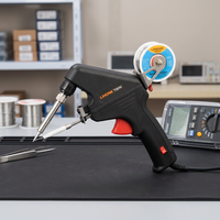 Pistolet à souder automatique LK380 80W avec alimentation automatique du fil, 110V/220V, machine à souder à une main pour la réparation de circuits imprimés électroniques, vente en gros