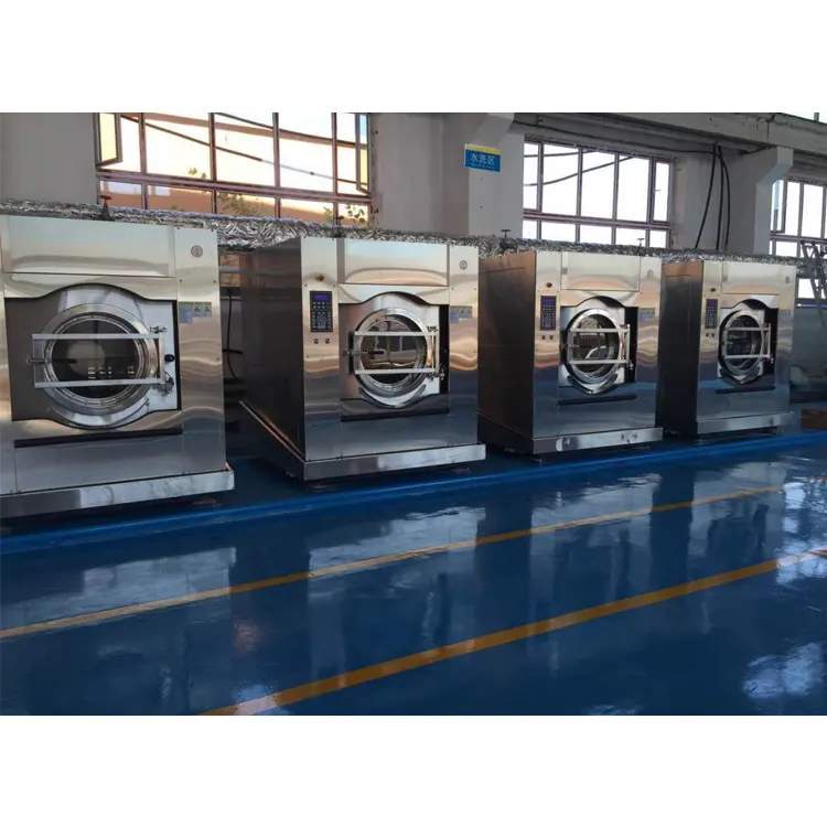 Equipo de lavandería Industrial para Hotel y Hospital, máquina de lavado y secado automático