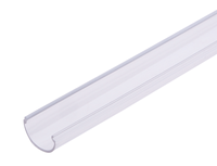 Bande lumineuse à LED Diffuseur en plastique Lampe d'armoire Couvercle d'éclairage Extrusion Modling avec service de traitement de découpe