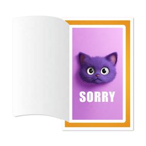 Nuevo diseño 2025 Cat Cards Pull Tab Custom Award Tamaños Colores Impresión digital Papel recubierto Custom Pull Tab Cards - Product Image 5