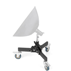 Trípode de Fotografía Profesional Resistente de 25 cm con Ruedas, Soporte de Luz de Metal, Softbox, Luces de Video, Capacidad de Carga de 10 kg - Product Image 5