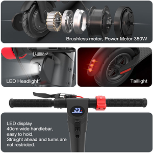 KIXIN Patinete Eléctrico <span class=keywords><strong>X7</strong></span>, Patinete Eléctrico de 200-500W, Mini Plegable, Patinete Eléctrico Inteligente para Adultos con Batería Desmontable - Product Image 6