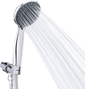 Kit de Douche Chromé Dissimulé en Plastique, Ensemble de Douche à Main 5 Fonctions, Accessoire de Bain Durable pour Hôtel, Appartement, Salle de Bain - Product Image 1