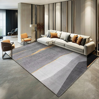 Tapis nordique salon lumière luxe Senior canapé Table à thé couverture ménage chambre lit grand tapis imprimé 3d